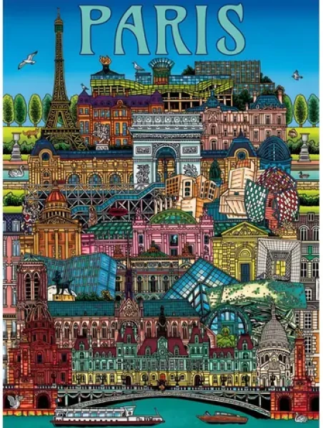 GIBSONS Puzzle Pohled na Paříž