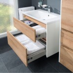 Mereo Opto, koupelnová skříňka s keramickým umyvadlem 101 cm, černá CN942