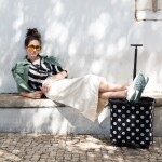 Nákupní košík na kolečkách Reisenthel Carrycruiser Frame Dots white