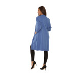 HOSH Dámský puntíkovaný kardigan Velikost: UNI, Barva: Tmavě modrá