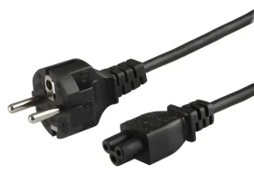 Napájecí kabel CL-81 / Napájecí kabel / IEC C5 (trojlístek) / 1,8 m / 10 ks (SAVIO CL-81Z)