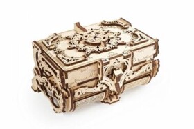 Ugears 3D dřevěné mechanické puzzle Starožitná šperkovnice