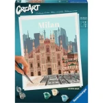 Ravensburger CreArt Barevný Milán – malování podle čísel