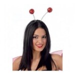 Dreck Čelenka tykadla kuličky červené