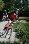 Dres FORCE MTB RULES krátký rukáv, bordó (Barva bordó, velikost XL)