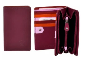 Dámská peněženka BHPC Colorfull combi - fuchsiová BH-2968-30 růžová