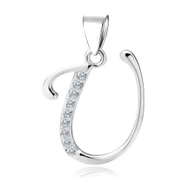 LUNICA Stříbrný přívěsek PÍSMENO U 0759