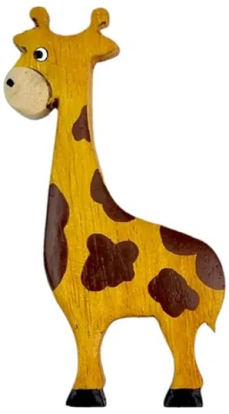 2Kids Toys Dřevěná magnetka velká Žirafa