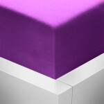 Stanex Jersey napínací prostěradlo s lycrou - fialové ROZMĚR: (š/d/v) 200 x 220 x 20 cm, Barva: FIALOVÉ