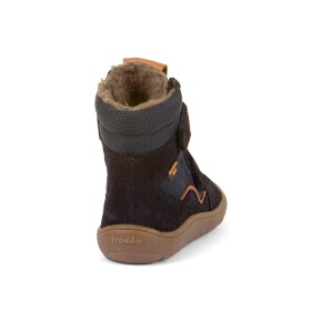 Chlapecké zimní barefoot boty TEX WINTER Dark Blue, Froddo, G3160233, tmavě modrá - 23