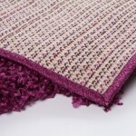 DumDekorace Nádherný fialový koberec Shaggy