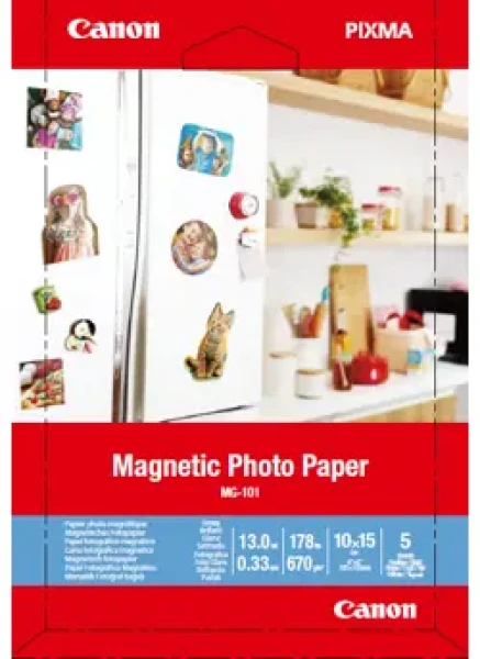 Canon MG-101 / Fotopapír / Magnetický / 10x15 cm / 5 listů / lesklý (3634C002)