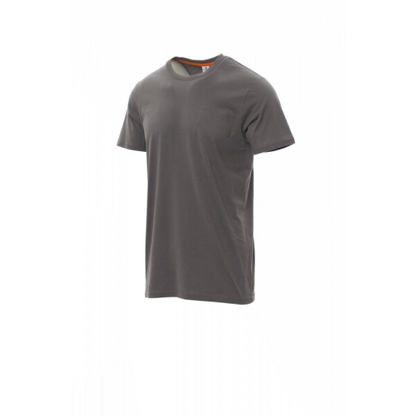 Triko pánské SUNSET PAYPER kouřové s krátkým rukávem 155g/m2 100% bavlna