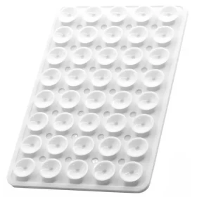 Mobile Origin Sticker Phone Mount O1 bílá / Silikonový držák na telefon s přísavkami (MO-SPM-WHT)