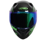 Helma na moto Xrc Drod black/green - 2Xl / černá