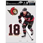 Samolepka Ottawa Senators NHL Tim Stützle #18 Player Set (3 ks)% 1 ks