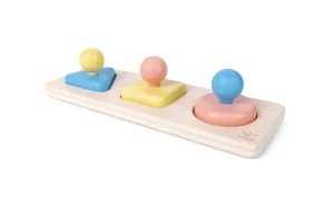 Hape Montessori základní tvary na desce se zrcátkem