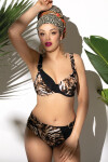 Dámské plavkové kalhotky brazilky Ava SF 150/9/B S-2XL černá S-36
