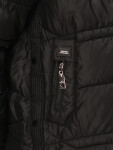 Dámská zimní prošívaná bunda s kapucí, černá, FashionStreet TY5950 XL