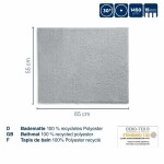KELA Koupelnová předložka Maja 65x55 cm polyester šedá KL-23546
