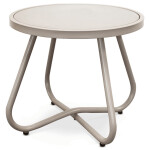 Zahradní set 1+2, kov, krémová, AZS-L1210 CRM