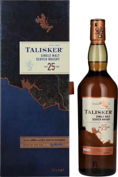 Talisker Single Malt Whisky 25y 45,8% 0,7 l (tuba)