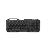 NEDIS GKBD200BKUS - Herní Klávesnice Černá / Osvětlení RGB / USB 2.0 / USA Mezinárodní / Kovový Design (GKBD200BKUS)