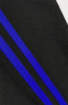 Černo-tmavě modré sportovní legíny lampasy (YW01052-D1-9) odcienie czerni
