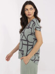Halenka D73771M11171D khaki barva XL