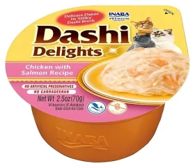 Churu Dashi Delights vanička kuře s lososem 70 g / Vanička pro kočky