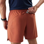 Pánské merino kraťasy SMARTWOOL Men's Active Lined 7" Short, Burnt Sienna velikost: S