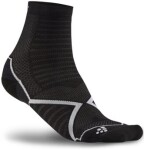 Běžecké ponožky CRAFT Run Warm - černá Velikost textilu: 37-39