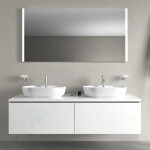 DURAVIT - Luv Umyvadlo na desku, 600x400 mm, bez přepadu, s otvorem pro baterii, WonderGliss, bílá 03806000001