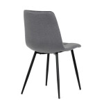 Jídelní židle, šedá, sametová látka, DCL-X7015 GREY2