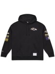 Mitchell & Ness Pánská mikina Baltimore Ravens NFL Triple Check Hoodie Velikost: XL