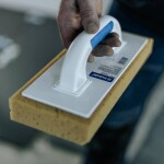 Hladítko s mořskou houbou zkosené, 280 x 140 mm, rukojeť BM, KUBALA ENPRO