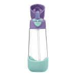 B.box Láhev na pití s brčkem 600 ml - lilac pop