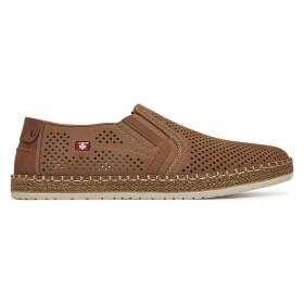 Espadrilky Rieker B5297-64 Syntetická tkanina,Přírodní kůže (useň) - Lícová
