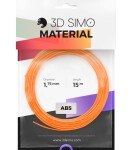 3Dsimo Sada vláken pro 3D tiskárny 3D Simo -ABS-2, ABS plast, 1.75 mm, 120 g, oranžová, černá, bílá