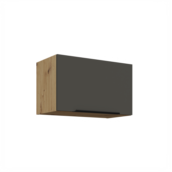 Horní skříňka nad digestoř Aria 60 GU-36 1F Barva korpusu: Dub artisan, Barva dvířek: GR - Graphite AFM