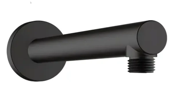 Hansgrohe Vernis Shape 24 cm matná černá / Sprchové rameno / úhel 90° / mosaz / závit G 1/2 (27809670)