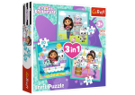 Mamido Puzzle Gábinin kouzelný domek 3v1 Trefl