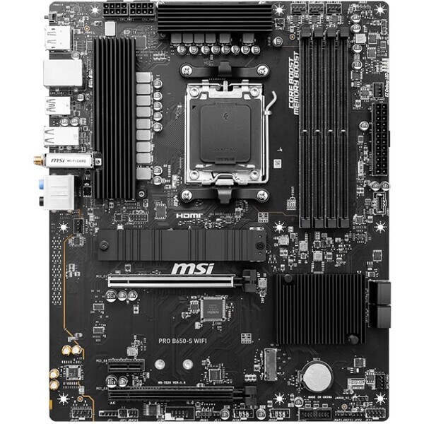 MSI PRO B650-S WIFI / B650 / AM5 / 4x DDR5 / PCIEx16 / 2.5GLAN / Wi-Fi / ATX (PRO B650-S WIFI)