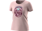 Dynafit Graphic Cotton T-Shirt W pale rose/horizon - Dynafit Graphic Cotton dámské tričko krátký rukáv Pale Rose/Horizon vel. 34