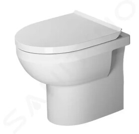 DURAVIT - DuraStyle Basic Stojící WC se sedátkem SoftClose, zadní odpad, Rimless, alpská bílá 41840900A1