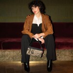 Kabelka Reisenthel Mini Pouch Jacquard brown