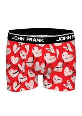 Pánské boxerky John Frank JFBD01-VD Červená M
