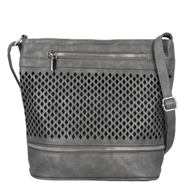Stylová dámská crossbody kabelka Teri, šedá