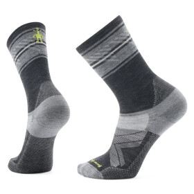 Unisex merino cyklistické ponožky Unisex merino ponožky SMARTWOOL Bike Cold Weather Targeted Cushion Crew, Charcoal velikost: 38-41 (M)