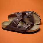 Dámské tenké žabky Birkenstock Arizona Soft Footbed Oiled Leather Habana (0452763) 36